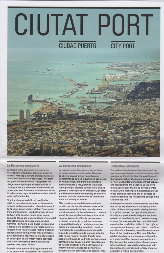 Exhibition ‘Ciutat Port’, presenting photographs by Jon
